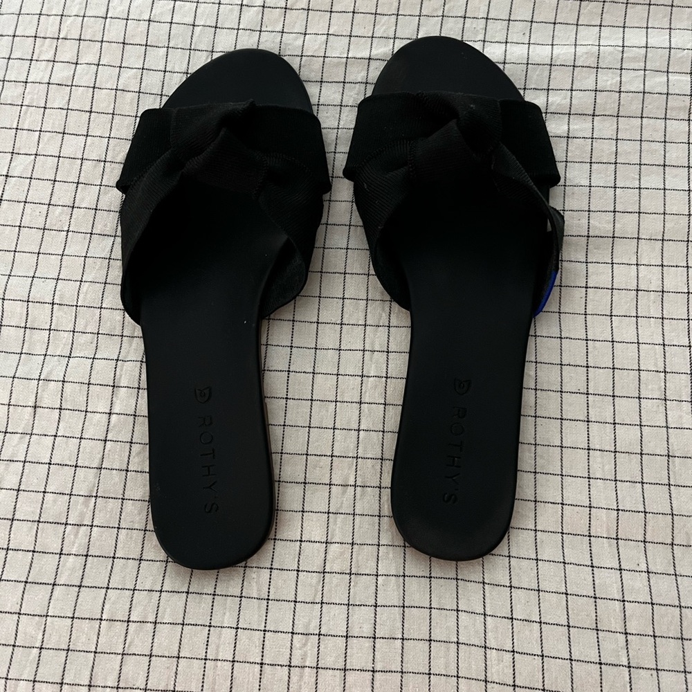 Rothy's Black Sandals